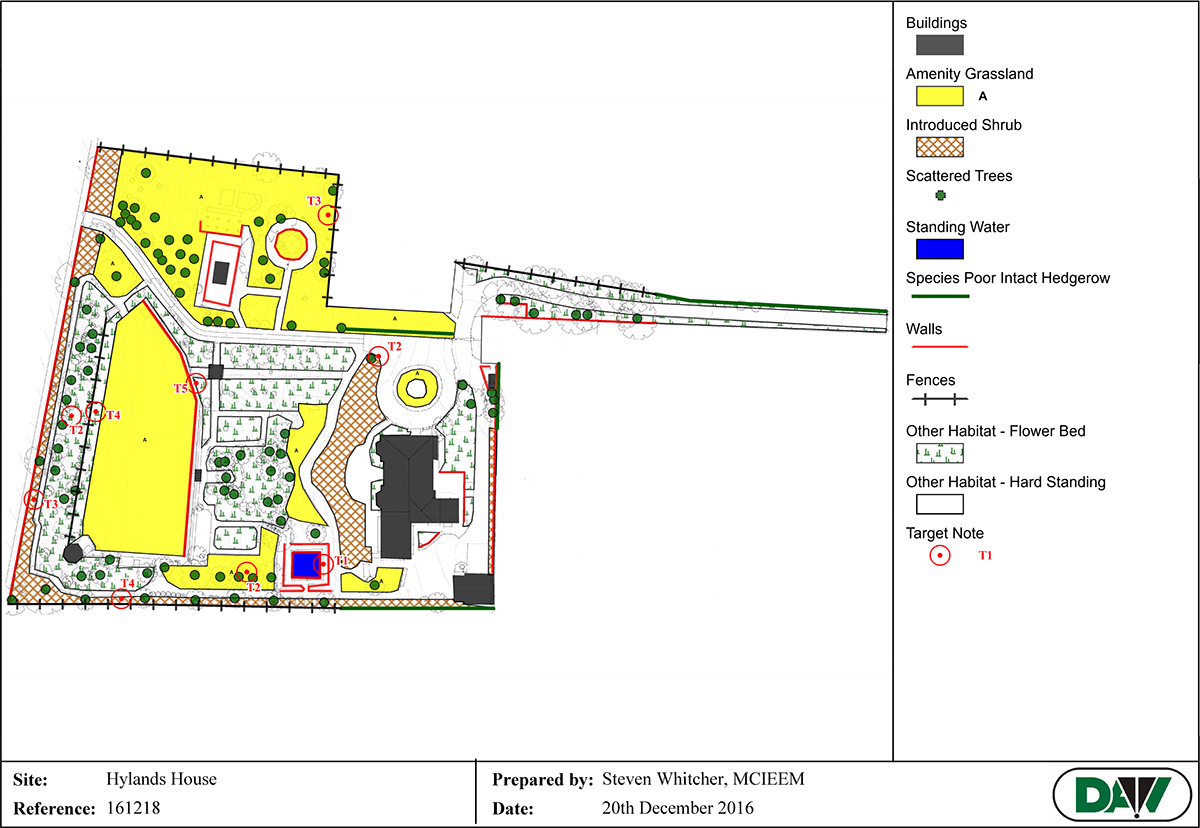 Hylands House Phase 1 Map